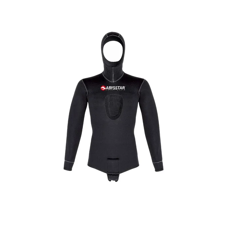 Diving Wetsuit Jacket Pacific Supreme Man 5mm Black L Abysstar 69417 Wochenendangebot