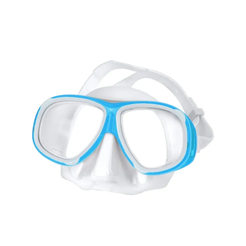 Snorkeling Mask Ulisse White-Blue Abysstar 63056BL Top-Angebot