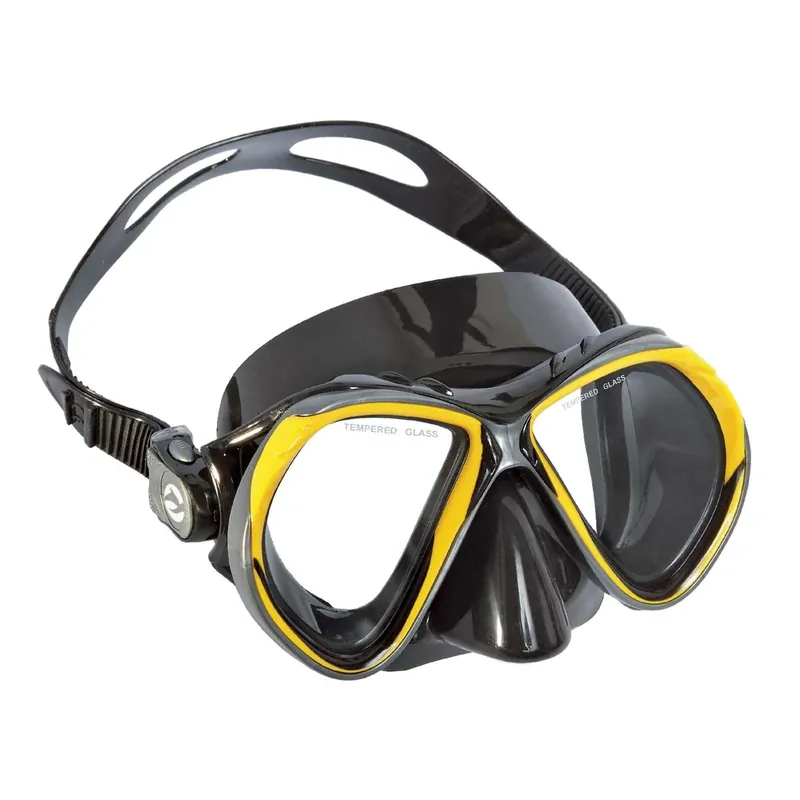 Diving Mask Vanity Black-Yellow Abysstar 62939YL Sonderangebot