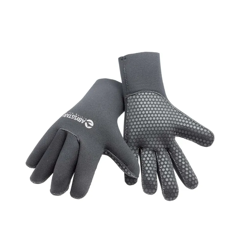 Diving Gloves Supreme Velcro 3mm Black S Abysstar 58000 Mega-Angebot