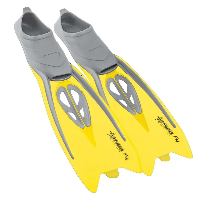Schnäppchen Snorkeling Fins F4 Yellow 36-37 Abysstar 69762YL
