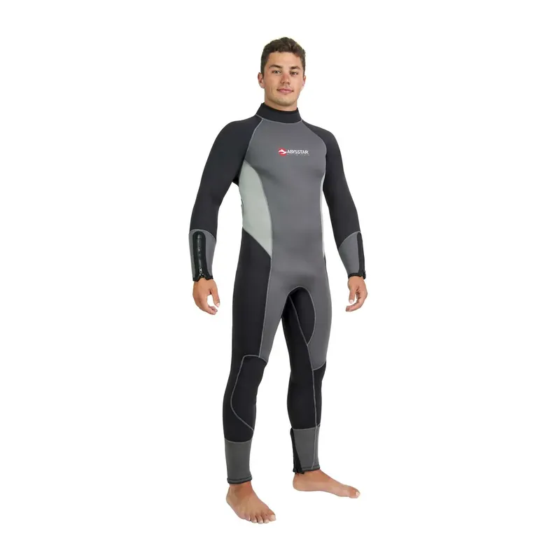 Diving Full Wetsuit Melbourne Man 5mm Black-Grey L Abysstar 69292 Must-Have