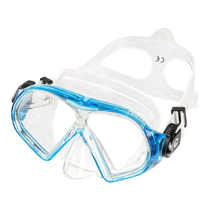 Diving Mask Cristal Clear-Blue Abysstar 50035BL Top-Seller