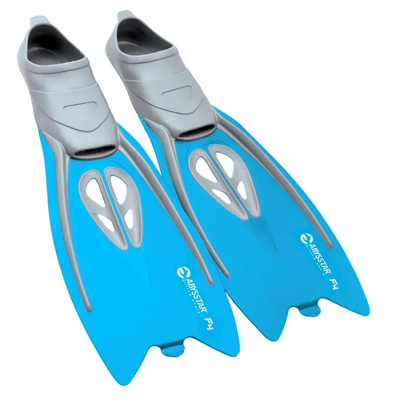 Snorkeling Fins F4 Blue 42-43 Abysstar 69765BL Nur Für Kurze Zeit