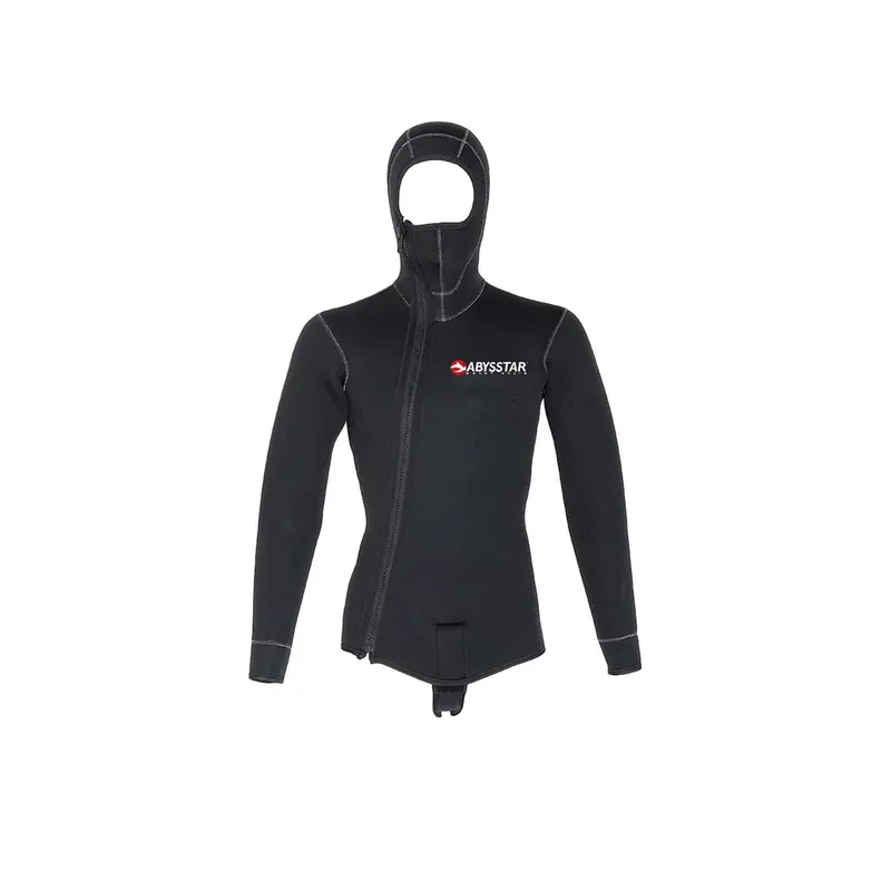 Bestpreis Diving Wetsuit Jacket Pacific Supreme Front Zip Man 5mm Black S Abysstar 69429