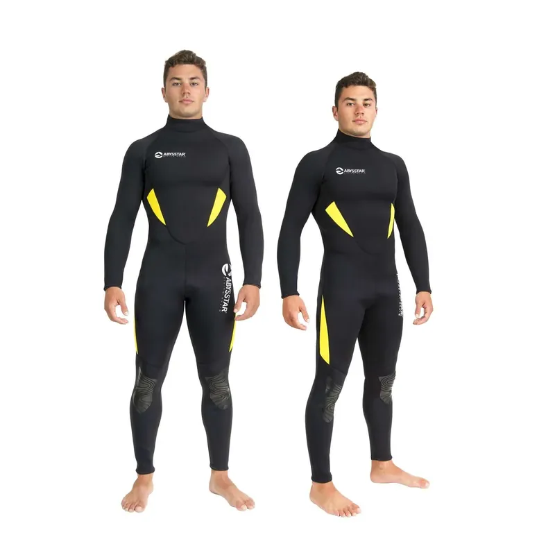 Online Kaufen Diving Short Wetsuit Sidney Man 2,5mm Black-Yellow M Abysstar 69271