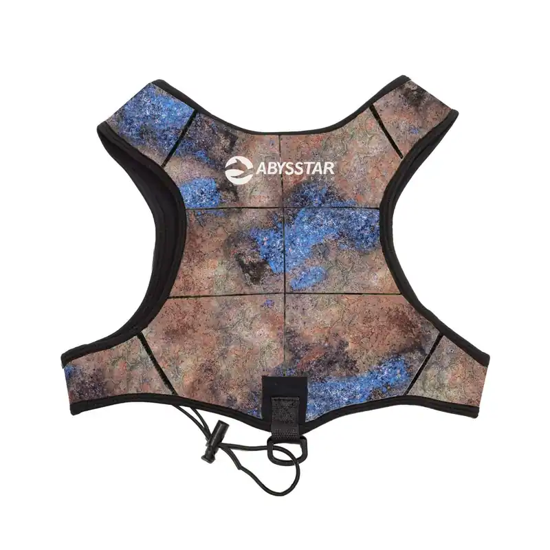 Neu Im Sortiment Neoprene Weight Vest Octoskin Camo-Brown-Blue L Abysstar 59042