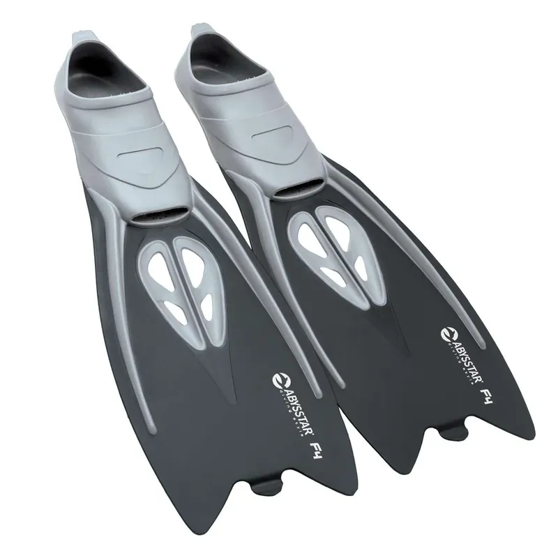 Snorkeling Fins F4 Black 42-43 Abysstar 69765BK Letzte Chance