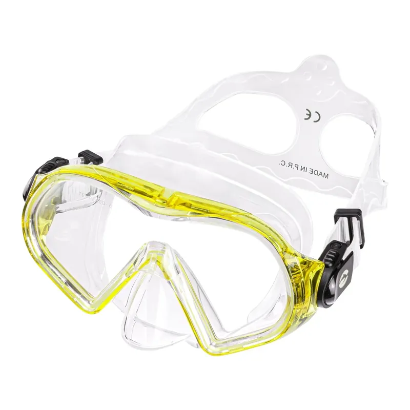 Highlight Diving Mask Poseidon Clear-Yellow Abysstar 50050YL