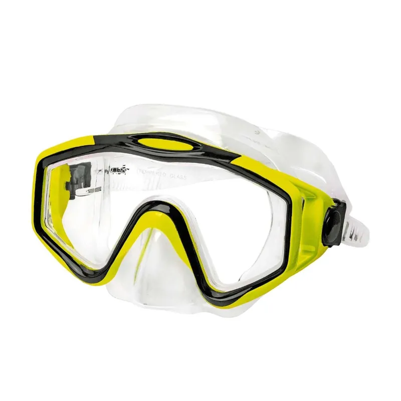 Diving Mask Leuca Clear-Yellow Abysstar 69773YL Knallerangebot