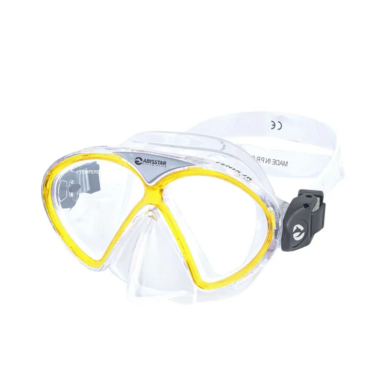 Snorkeling Mask Fenix Kids Clear-Yellow Abysstar 50037YL Sichere Zahlung