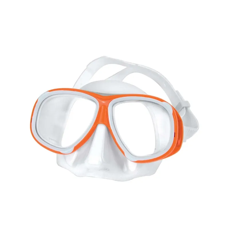 Snorkeling Mask Ulisse White-Orange Abysstar 63056OR Kracherpreis