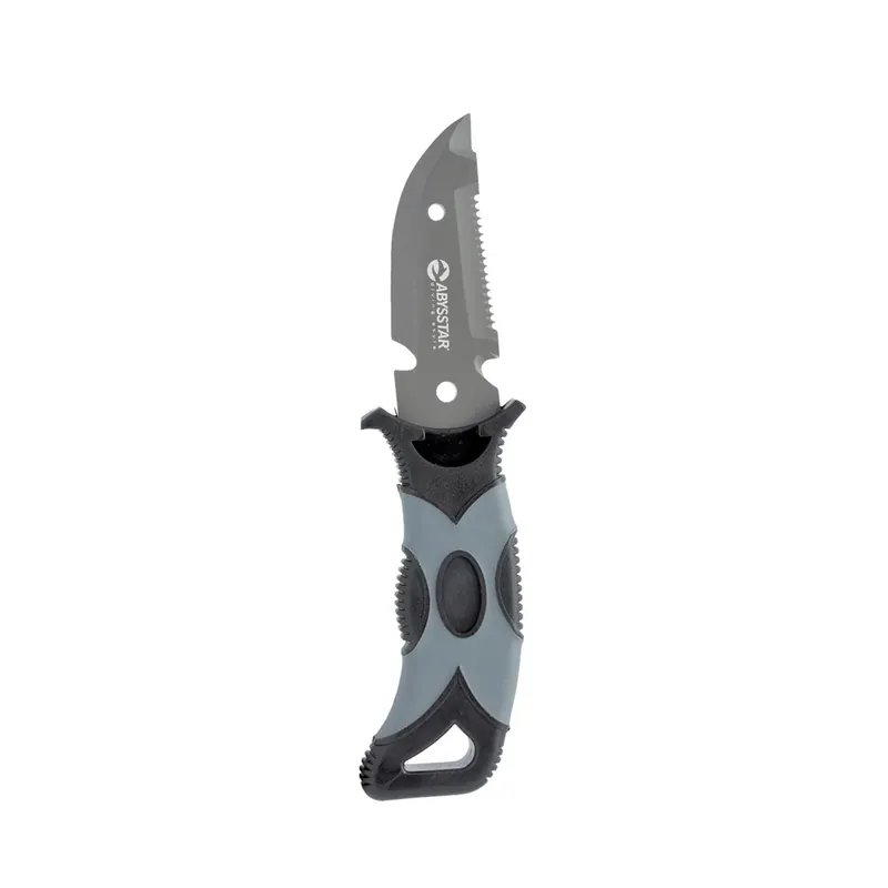 Sale Dive Knife Immersion-8 Black-Grey 8cm Abysstar 50174