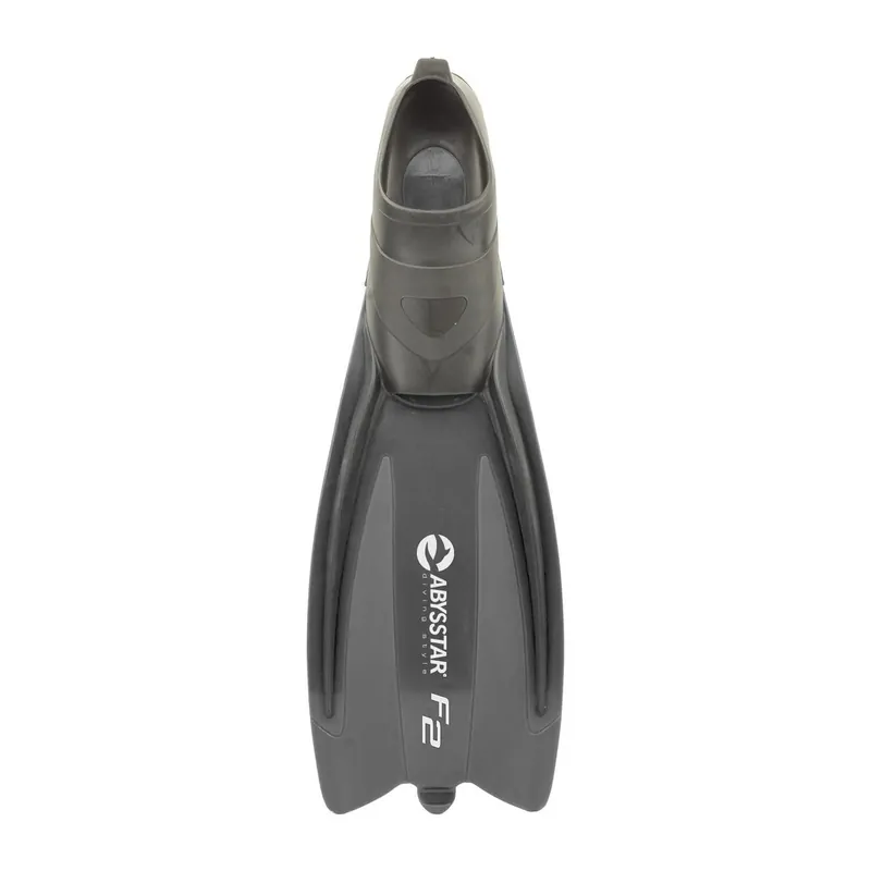 Snorkeling Fins F2 Black 42-43 Abysstar 69487BK Geprüft