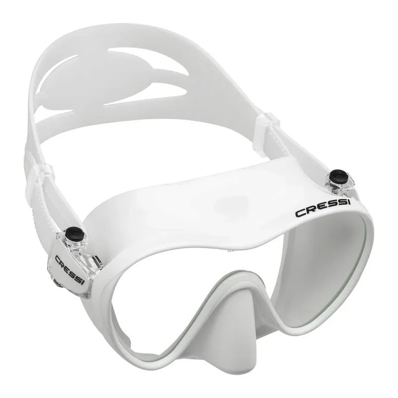 Snorkeling Silicone Mask F1 White Cressi ZDN283000 Mega-Angebot