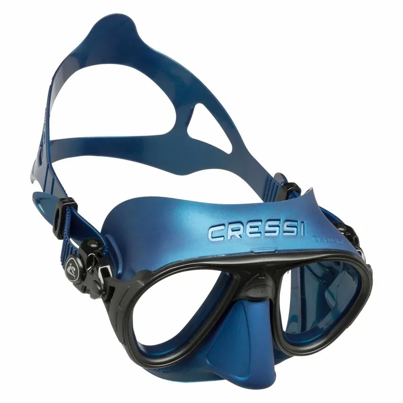Online Kaufen Diving Silicone Mask Calibro Metallic-Blue Cressi DS425550