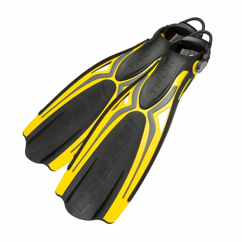 Diving Fins Thor Ebs Black-Yellow L-EU 42-44-UK 8-9,5 Cressi BE151042 Solange Der Vorrat Reicht