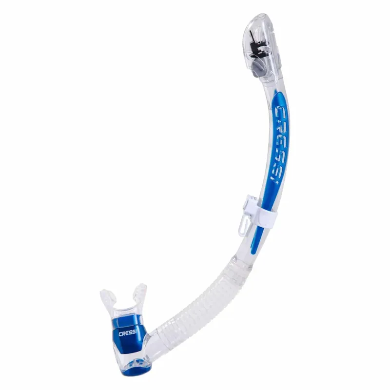 Neue Kollektion Snorkel Tube Itaca Ultra Dry Transparent-Blue Cressi ES290020