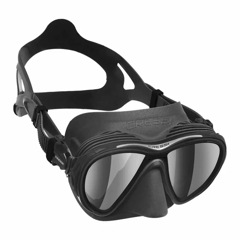 Kracherpreis Diving Silicone Mask Quantum Black Mirrored Lenses Cressi DS5150508