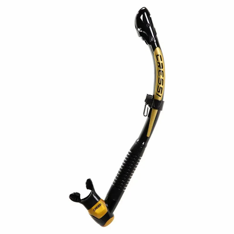 Snorkel Tube Itaca Ultra Dry Dark-Gold Cressi ES290109 Letzte Chance