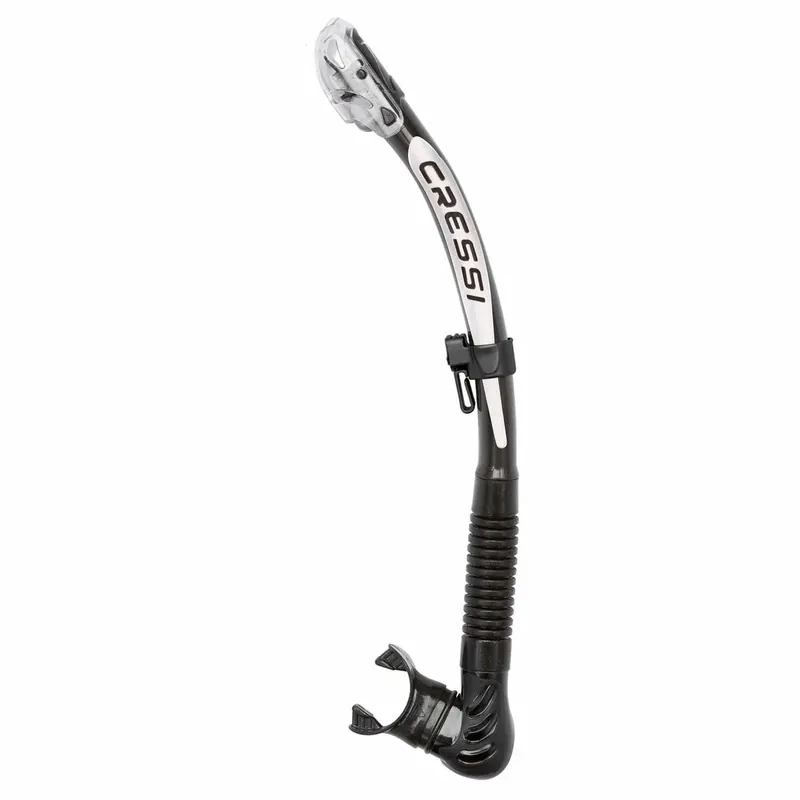 Snorkel Tube Alpha Ultra Dry Dark-White Cressi ES258130 Sonderangebot