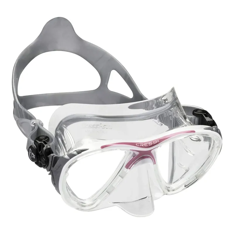 Diving Silicone Mask Evo Big Eyes Crystal Transparent-White-Pink Cressi DS340040 Sofort Bestellen