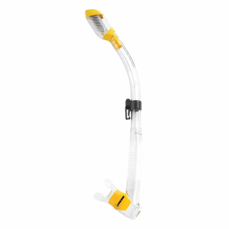 Geprüft Snorkel Tube Dry Yellow Cressi ES259010