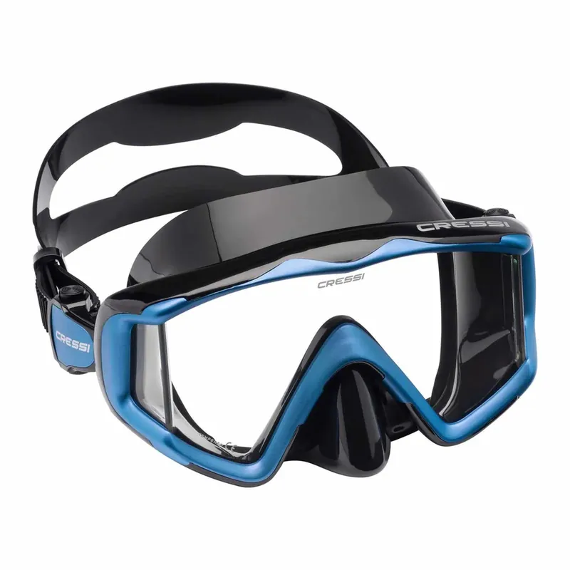 Preisreduziert Diving Silicone Mask Liberty Triside Dark-Blue Cressi DS455020