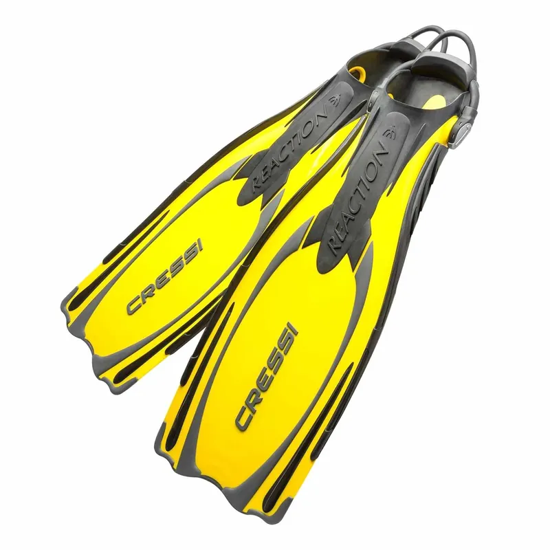 Diving Fins Reaction Ebs Yellow-Silver XS-S-EU 36-39-UK 2-4 Cressi BE091038 Neue Ware