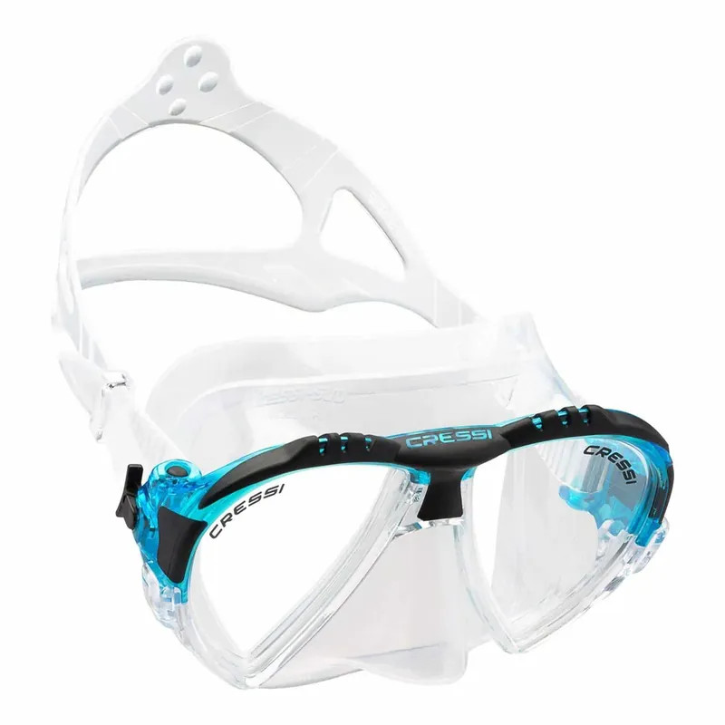 Markenware Diving Silicone Mask Matrix Transparent-Aquamarine Cressi DS301063