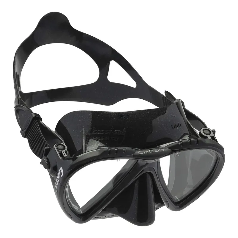 Diving Silicone Mask Lince 2 Dark-Black Cressi DS312050 Meistverkauft
