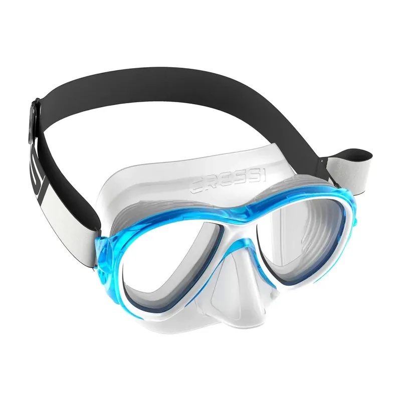 Snorkeling Silicone Mask Samoa Tx Transparent-Aquamarine Cressi DN240025 Schneller Versand