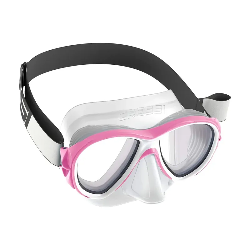 Snorkeling Silicone Mask Samoa Tx Transparent-Pink Cressi DN240040 Begrenztes Angebot
