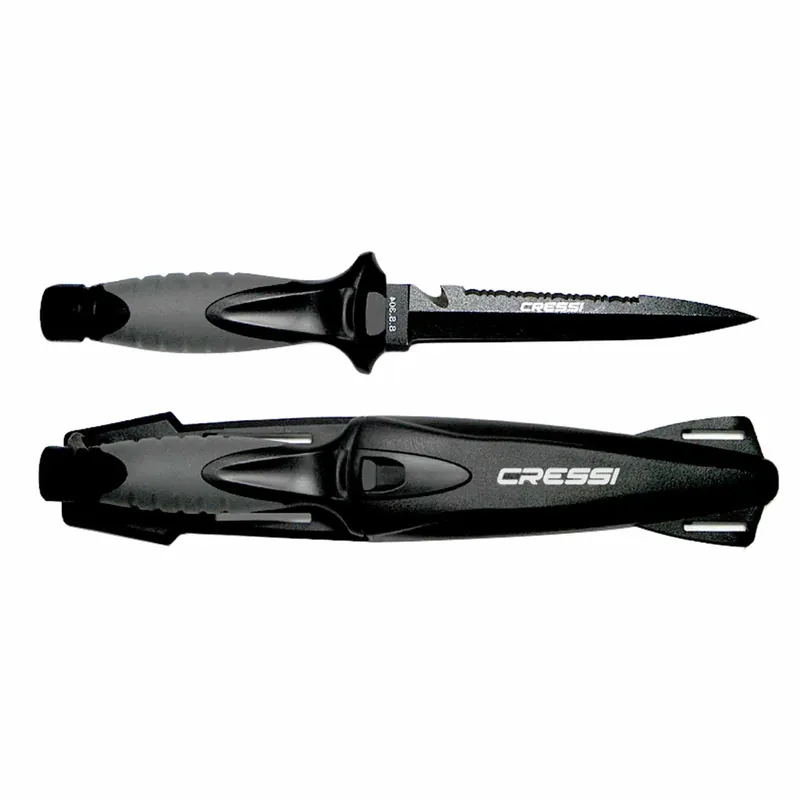Begrenztes Angebot Diving Knife Finisher Black 24,5cm Cressi RC559300
