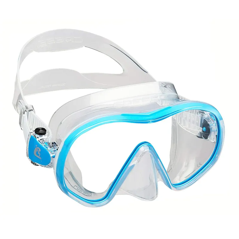 Diving Silicone Mask F-dual Transparent-Blue Cressi ADS500020 Finale Aktion