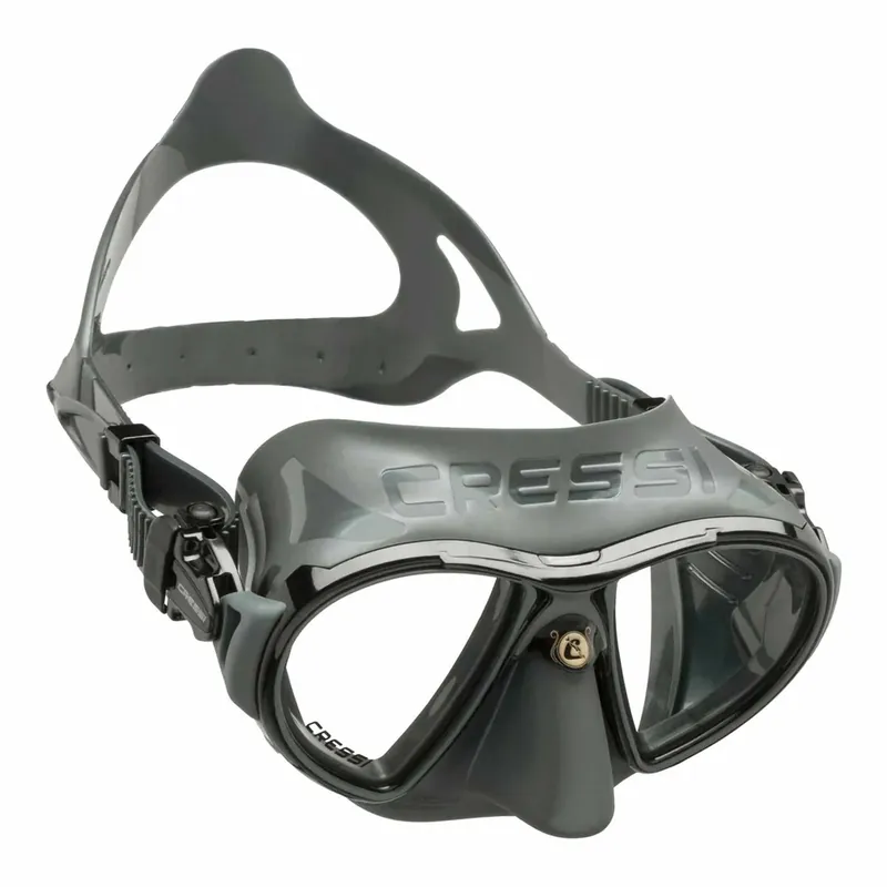 Diving Silicone Mask Zeus Grey-Black Cressi DS475150 Letzte Chance