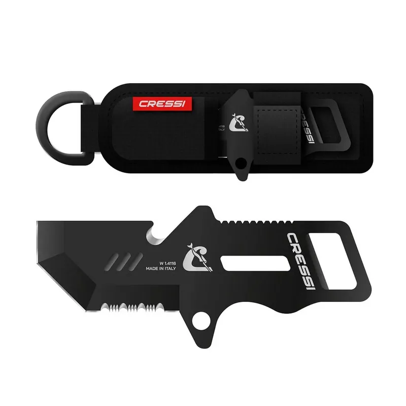 Abverkauf Diving Knife Mini Kai Black Cressi RC559500