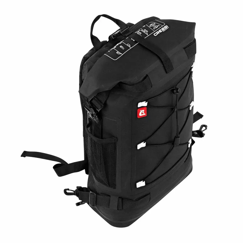 Backpack Dry Pvc Spidy Black 25l Cressi NW022550 Begrenztes Angebot