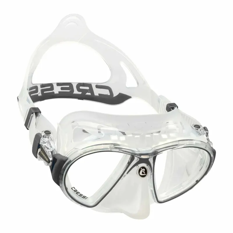 Sichere Zahlung Diving Silicone Mask Zeus Transparent-Black Cressi DS470050