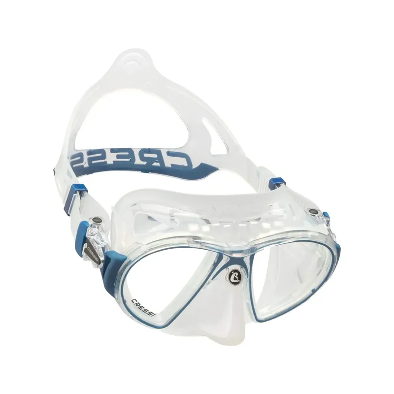 Markenware Diving Silicone Mask Zeus Transparent-Blue Cressi DS470020