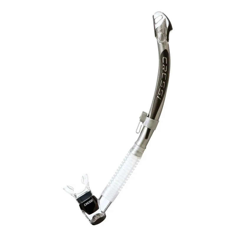 Schneller Versand Snorkel Tube Corfu Silver-Black Cressi ES300055