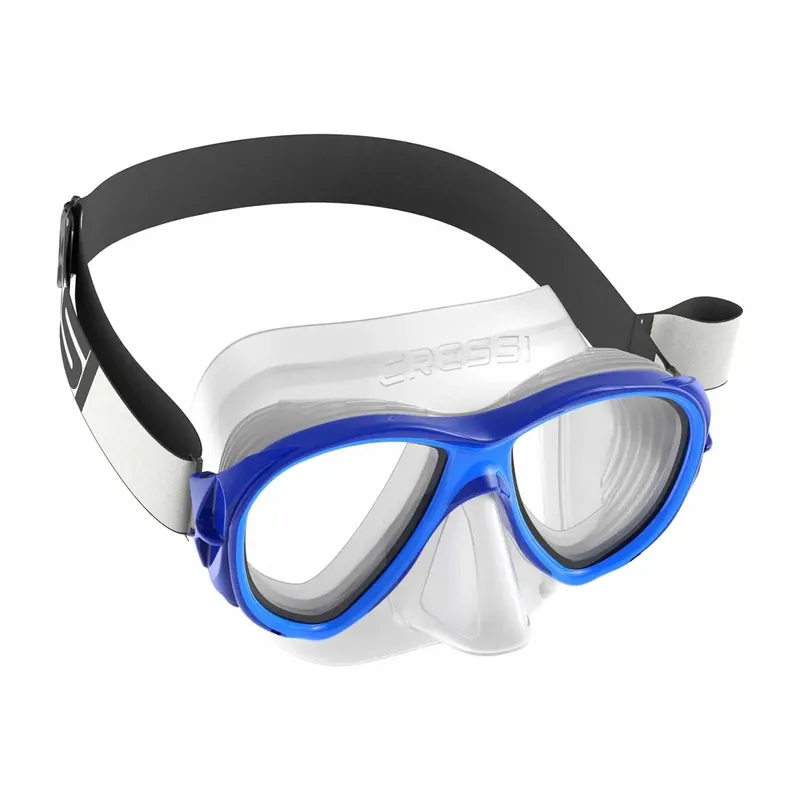 Snorkeling Silicone Mask Samoa Tx Transparent-Blue Cressi DN240020 Highlight