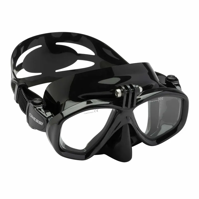 Diving Silicone Mask Action Dark-Black Cressi DS415050 Neue Ware