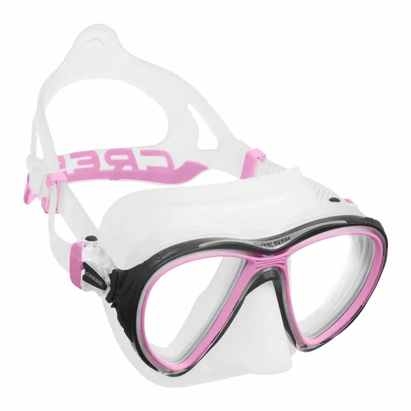 Diving Silicone Mask Quantum Transparent-Pink Cressi DS510040 Beliebt