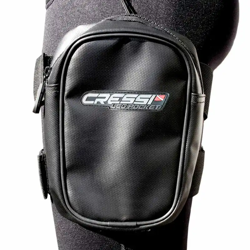 Leg Pocket Black Standard Cressi BUA928000 Garantierte Lieferung