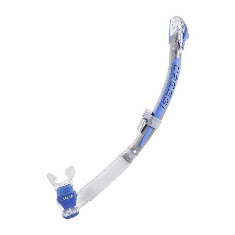 Direkt Vom Hersteller Snorkel Tube Corfu Silver-Blue Cressi ES300020