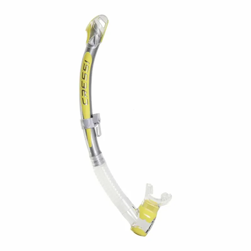 Angebot Snorkel Tube Corfu Silver-Yelow Cressi ES300051