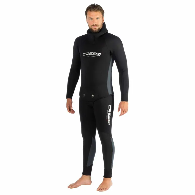 Günstig Wetsuit Fisterra Lc 5mm Black-Grey M-3 Cressi LK489003