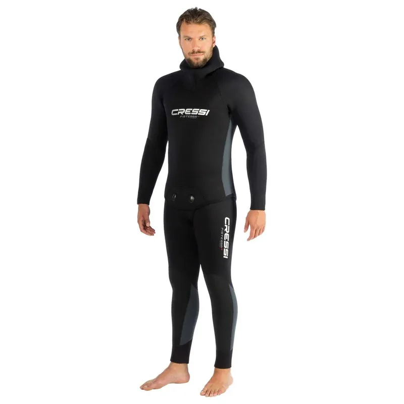 Wetsuit Fisterra Lc 8mm Black-Grey S-2 Cressi LK489502 Preisreduziert