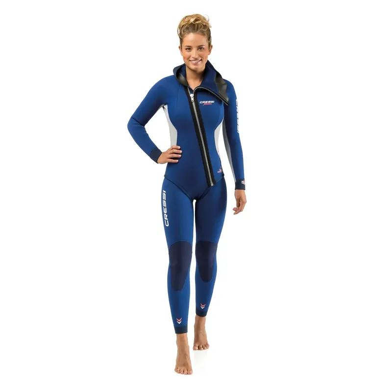 Knallerangebot Wetsuit Medas Woman 5mm Blue-Grey L-4 Cressi LK486404